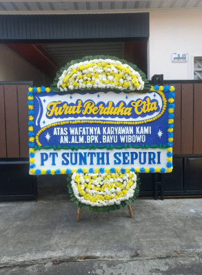 Papan Bunga Duka di Bintara